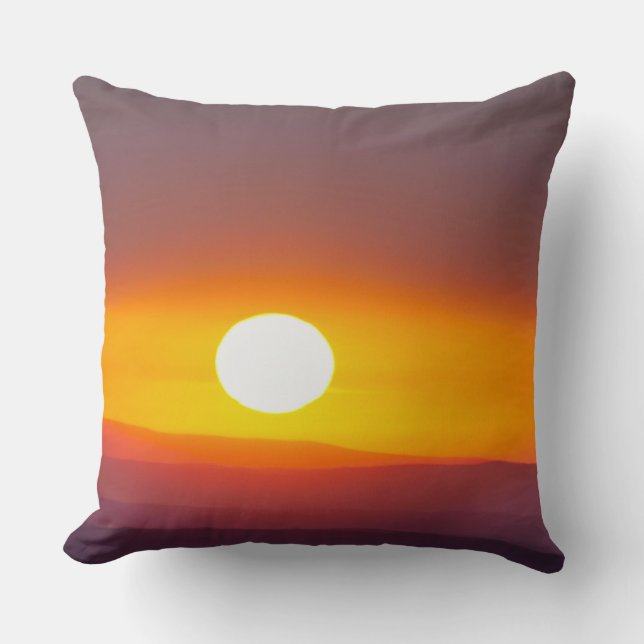 Coussin Dordogne Sunrise (Recto)