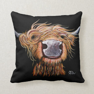 Coussin d'oreiller à lancer de vache de Highland '