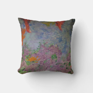 Coussin "Dormir avec les poissons"