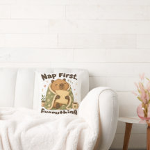 Dormir d'abord Capybara Kawaii Cozy