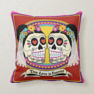Coussin DOS Novias (2 jeunes mariées) a personnalisé le