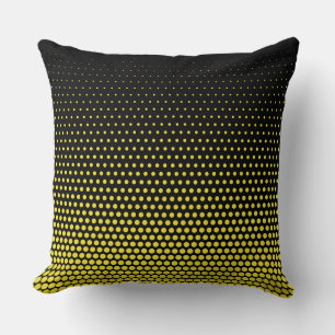 Coussin Dots Techno Dandelion Moderne Noir