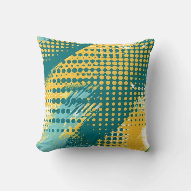 Coussin Dotwave rétro (Recto)