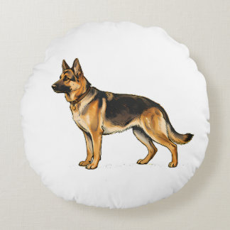 Coussin double face avec Shepherd Allemand