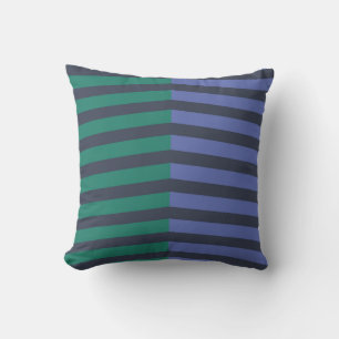 Coussin Double Tone Stripes Motif Jeu d'oreiller