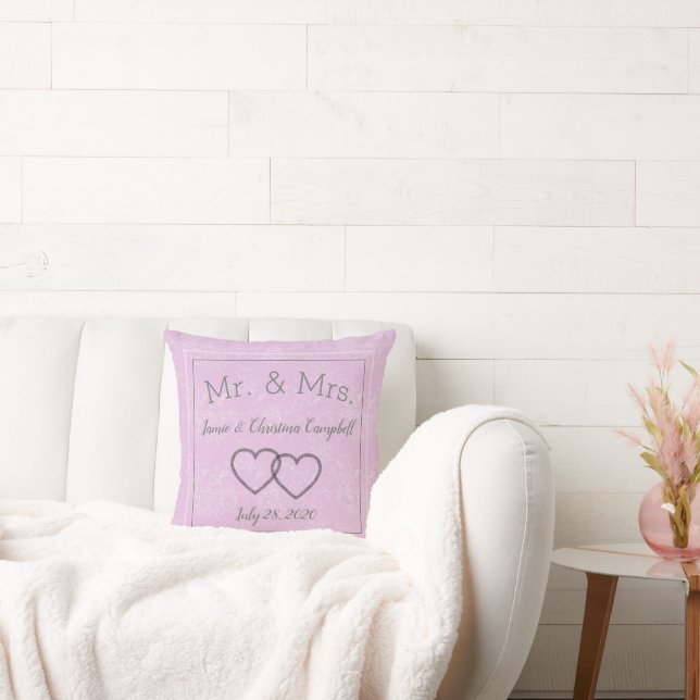 Coussin Douce rose souvenir (Canapé)