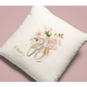 Coussin Douce Soirée de Ballet Rosé, personnalisé