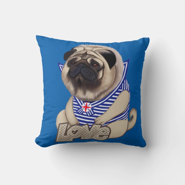 Coussin d'Ours-Carlin d'Europug (Recto)