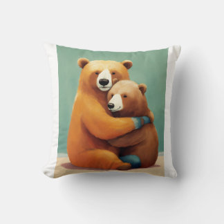 coussin d'ours mignon