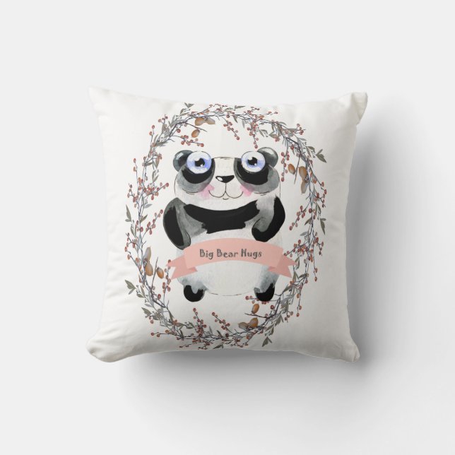 Coussin d'ours panda (Recto)