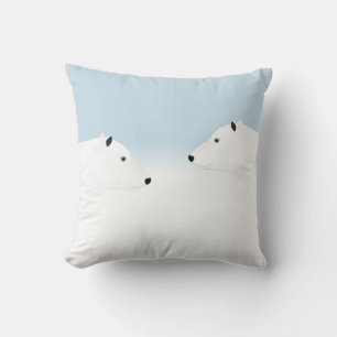 Coussin d'ours polaires