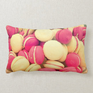 Coussin doux de coussin de macarons colorés de