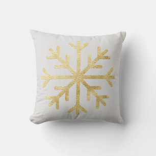 Coussin doux de flocon de neige