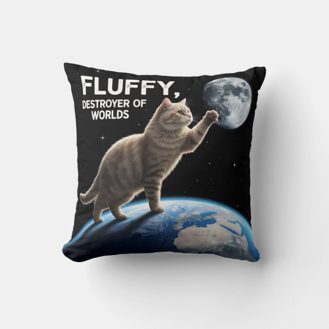 Coussin Doux, Destructeur de Mondes (Recto)