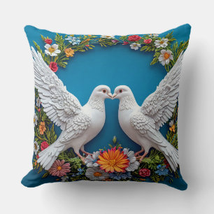 Coussin Doves de mariage Décoration de mariage Luxe