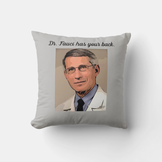 Coussin Dr Fauci (Recto)