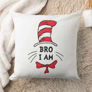 Coussin Dr Seuss   Chat dans le Casquette - Frère