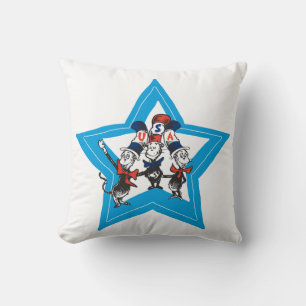 Coussin Dr Seuss   Little Cats USA Graphisme Casquette