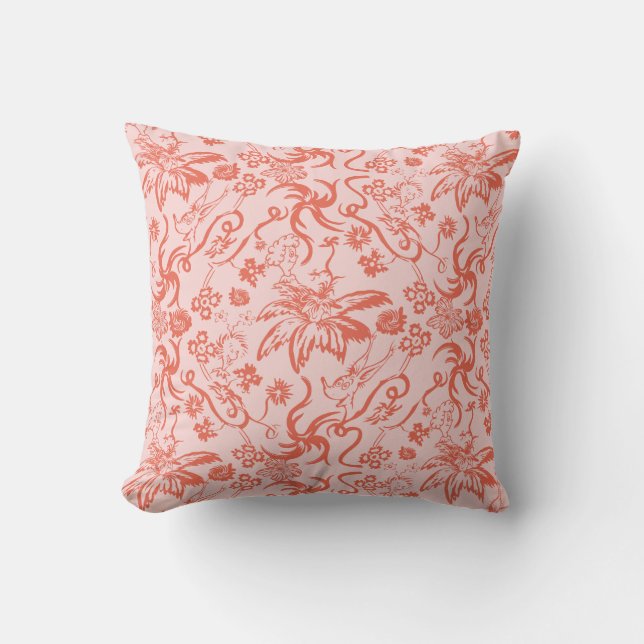 Coussin Dr Seuss | Motif de la Fête des mères florales (Recto)