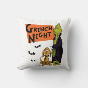Coussin Dr. Seuss Nuit du Grinch Halloween Graphique