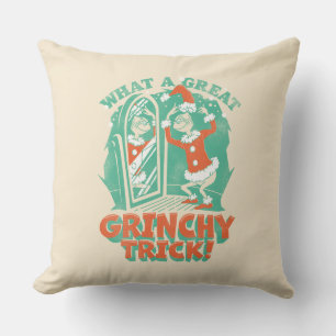 Coussin Dr Seuss   Quelle belle petite queue de Grinchy !