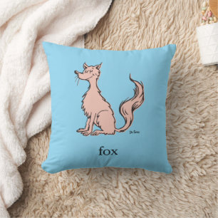 Coussin Dr. Seuss Renard Rose
