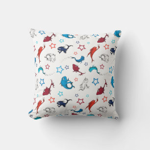 Coussin Dr. Seuss Un Poisson Deux Poissons Motif Étoile