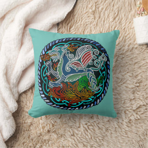 Coussin Dragon celtique