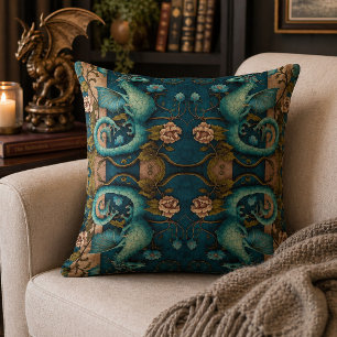 Coussin Dragon design Jeter l'oreiller
