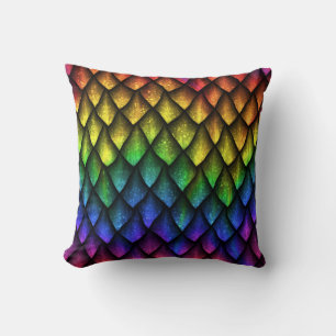 Coussin Dragon met à l'échelle une texture 3D transparente
