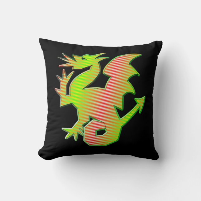 Coussin Dragon stylisé (Recto)
