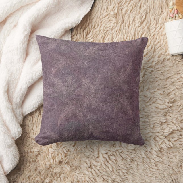 Coussin Dragonfly Dance prune vintage (Couverture)