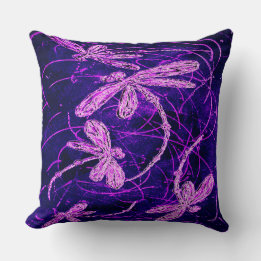 Coussin Dragonfly Disco