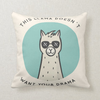 Coussin Drame de lama