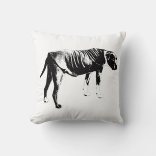 Coussin Drapé Graphique, Bord Reposant