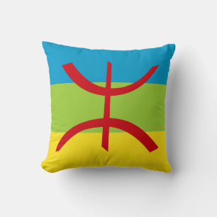 Coussin Drapeau Amazigh Drapeau Berber Drapeau Kabyles