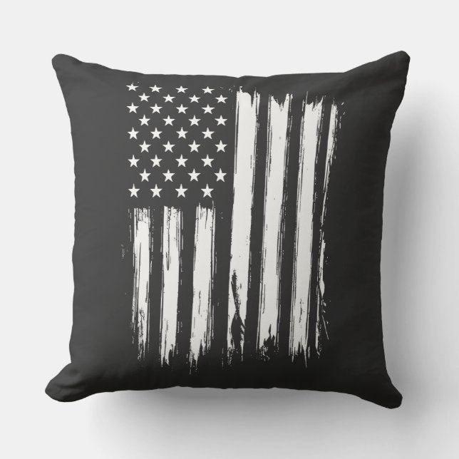 Coussin Drapeau Américain (Recto)