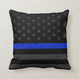 Coussin Drapeau américain affligé par obscurité de styl