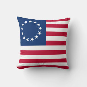 Coussin Drapeau américain Betsy Ross