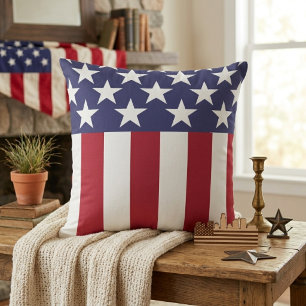 Coussin Drapeau américain Stars and Stripes