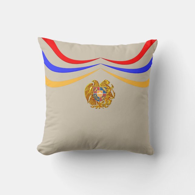 Coussin Drapeau arménien (Recto)