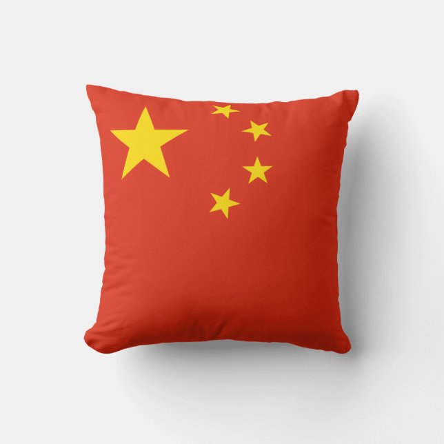 Coussin Drapeau chinois (Recto)