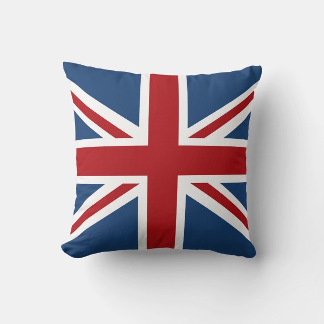 Coussin Drapeau classique d'Union Jack R-U (Recto)