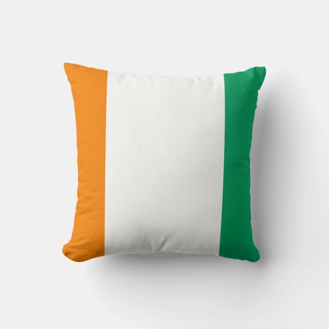 Coussin Drapeau de Côte d'Ivoire (Recto)