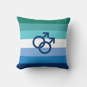 Coussin Drapeau de fierté gay MLM