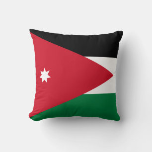 Coussin Drapeau de Jordanie