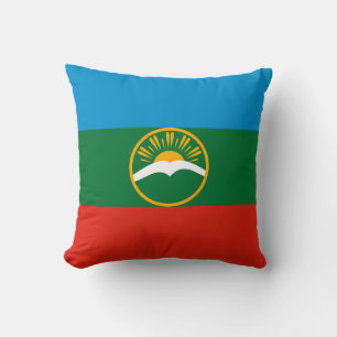 Coussin Drapeau de Karachay Cherkessie