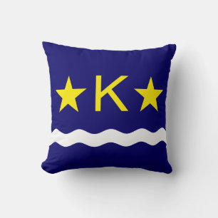 Coussin Drapeau de Kinshasa, Congo Jeu d'oreiller