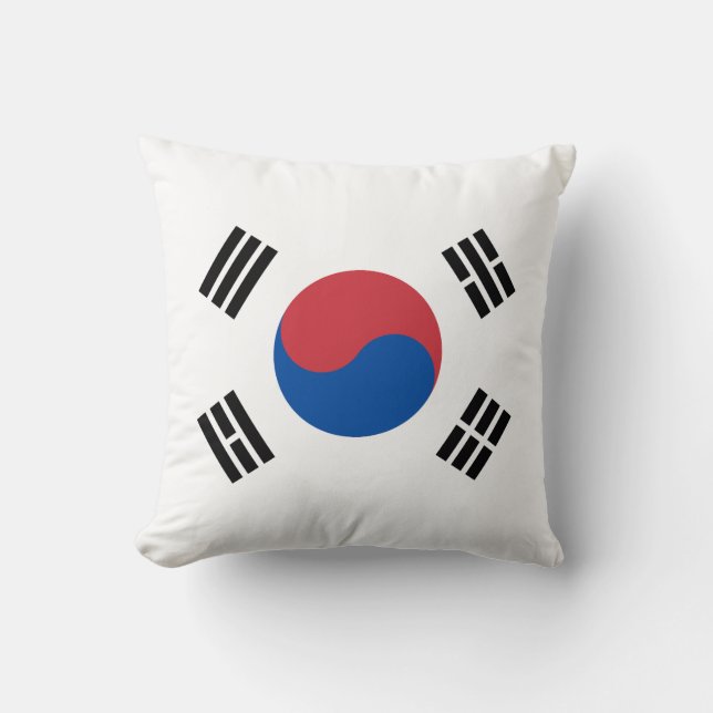 Coussin Drapeau de la Corée du Sud (Recto)
