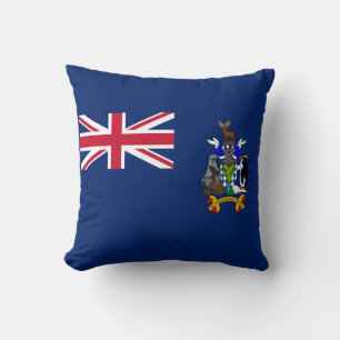 Coussin Drapeau de la Géorgie du Sud et des îles Sandwich 